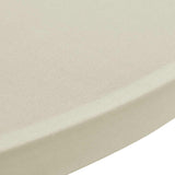 Standing Table Cover Ø80 cm Cream Stretch 4 pcs 279076
