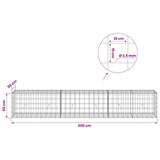 Gabion with 3.5 mm Wire and 10x10 cm Mesh 300x50x50 cm 3463272