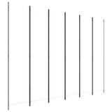 6-Panel Room Divider White 300x220 cm Fabric 350206