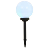 ZNTS Outdoor Solar Lamps 3 pcs LED Spherical 20 cm RGB 44458