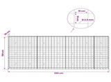Gabion with 3.5 mm Wire and 10x10 cm Mesh 350x30x150 cm 3463225