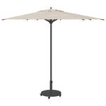 Outdoor Umbrella Base Dark grey 48 x 48 x 32 cm Steel, Concrete 42010016