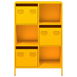 Highboard Mustard Yellow 68x39x103.5 cm Steel 851409