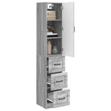 Cabinet Set 2 pcs Grey Sonoma 33 x 34.5 x 87 cm Engineered Wood 3416976
