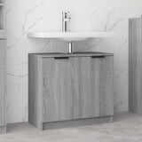 Bathroom Cabinet Grey Sonoma 64.5x33.5x59 cm Engineered Wood 817064