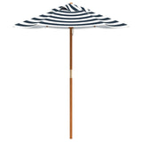 Picnic Table for 6 Kids with Umbrella Hexagon Solid Wood Fir 3281626