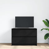 TV Cabinet Black 80x35x54 cm Engineered Wood 861788