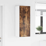 Hanging Cabinet Smoked Oak 40 x 31 x 100 cm Engineered Wood 884342