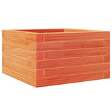 Garden Planter Wax Brown 40x40x23 cm Solid Wood Pine 847180