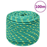 Boat Rope Green 12 mm 100 m Polypropylene 152725