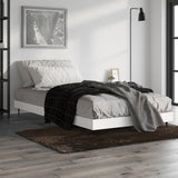 Bed Frame without Mattress White 90x200 cm Engineered Wood 832269