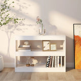 Book Cabinet/Room Divider White 100x30x72 cm 811736