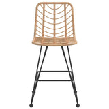 Bar Stools 2 pcs 45x56x103,5 cm PE Rattan and Steel 319430