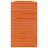 Garden Planter Wax Brown 90x40x68.5 cm Solid Wood Pine 3282491