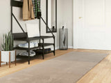 Medium Pile Soft and Washable Rug HUARTE Sand 80 x 400 cm 42022497