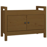 Hall Bench Honey Brown 80x40x60 cm Solid Wood Pine 821782
