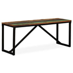 Bench Solid Reclaimed Wood 110x35x45 cm 244901