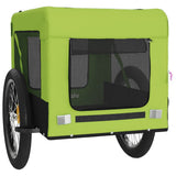 Pet Bike Trailer Green and Black Oxford Fabric and Iron 93927