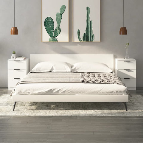 Bedside Cabinets 2 pcs White 40x36x65 cm 811269