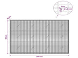Gabion with 3.5 mm Wire and 5x2.5 cm Mesh 200x20x150 cm 3461686