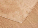 Anti-Slip Faux Rabbit Fur Rug OLITE Taupe 140 x 200 cm 42021747