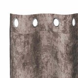 Velvet Curtains 2 pcs Cappuccino 225 x 140 cm Velvet 4107670