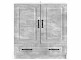 Sideboard Concrete Grey 66 x 34.5 x 92 cm Engineered Wood 895818