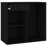 Cosmetic Cabinet Black Engineered wood Medium Cosmetic Cabinet 808838