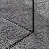 Rug HUARTE Short Pile Soft and Washable Anthracite 200 cm 375012