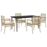 Garden Dining Set Beige 3213627