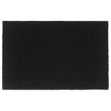 Door Mat Black 65x100 cm Tufted Coir 155578