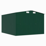 Garden Shed 257x298x178 cm Metal Green 143340