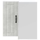 Kitchen Wall Corner Cabinet Lucca Concrete Grey Engineered Wood 853861