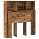 Headboard Cabinet Old Wood 100 x 19 x 103.5 cm Engineered Wood 879444
