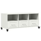 TV Cabinet White 100.5x39x43.5 cm Steel 846697
