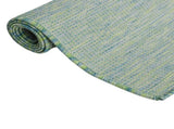 Outdoor Flatweave Rug 120x170 cm Turquoise 340802