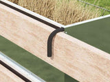 Hay Feeder Silver 71 x 33 x 70 cm Galvanised Steel 874632