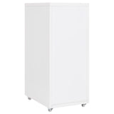 Mobile File Cabinet White 28x41x69 cm Metal 335913