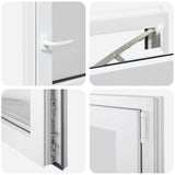 Basement Window "RISOR" 50x50 cm Tilt&Turn DIN Right White 4108339
