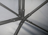 3 x 4m Curtain Gazebo, Curtains Pergola with Aluminium Frame, Nets and Curtains, Dark Grey T3398P317760
