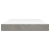 Pocket Spring Bed Mattress Medium Light Grey 137x190x20 cm Full 347875