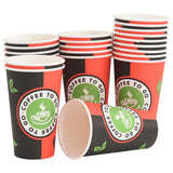 Paper Coffee Cups with Lids 1000 pcs 16oz 400ml 3325214
