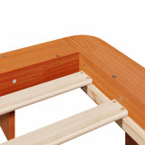 Bed Frame without Mattress Wax Brown 140x190 cm Solid Wood Pine 850673