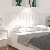 Headboard White 141x4x100 cm Solid Wood Pine 818666