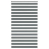 Zebra Blind Dark Grey 125x230 cm Fabric Width 120.9 cm Polyester 4014188