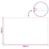 Solar Pool Cover Extra Heavy 600 x 400 cm 400 m Square PE Blue 42034602