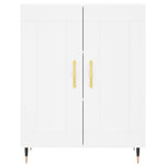 Highboard White 69.5x34x180 cm Engineered Wood 3189933