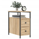 ZNTS Bedside Cabinet Sonoma Oak 30x60x60 cm Engineered Wood 826065