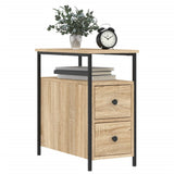 Bedside Cabinet Sonoma Oak 30x60x60 cm Engineered Wood 826065