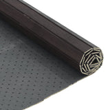 Rug Rectangular Dark Brown 100x500 cm Bamboo 376827